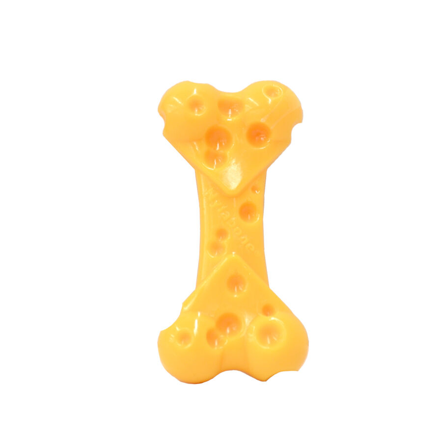 Nylabone Osso Mordedor Resistente com Sabor a Queijo para c&atilde;es, , large Imagem n&uacute;mero 1