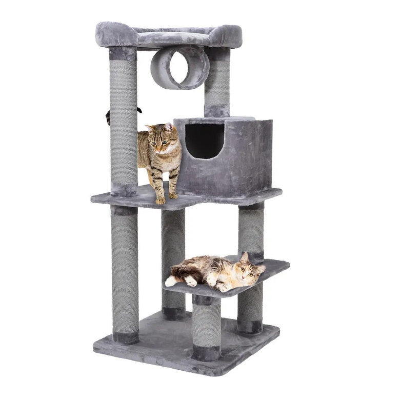 Flamingo Jessi Árvore Arranhador Cinzento para gatos ,  Imagem número 1 Flamingo Jessi Árvore Arranhador Cinzento para gatos , , large Imagem número 1