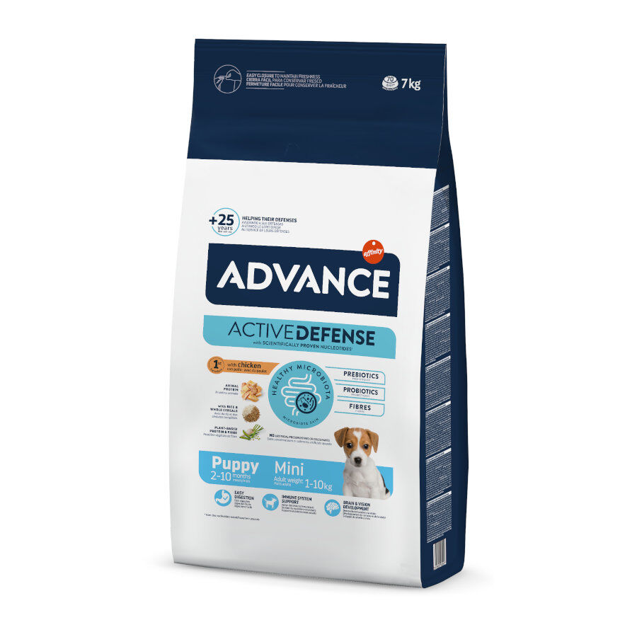 Advance Active Defense Mini Puppy Frango ra&ccedil;&atilde;o para c&atilde;es, , large Imagem n&uacute;mero 1