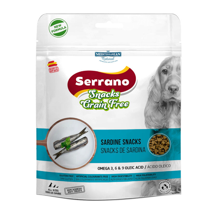 190 g Mediterranean Natural Biscoitos Tapas Gourmet Sardinha para c&atilde;es, , large Imagem n&uacute;mero 1