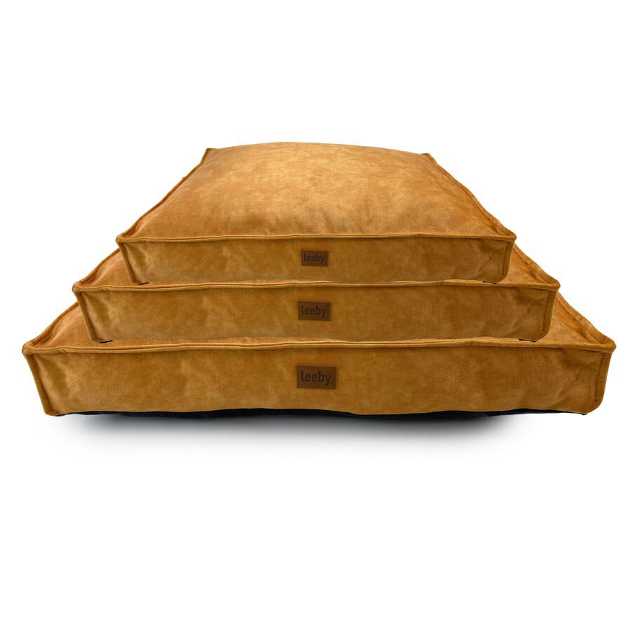 Leeby Colch&atilde;o Imperme&aacute;vel com Capa Amov&iacute;vel Dourado para c&atilde;es, , large Imagem n&uacute;mero 3