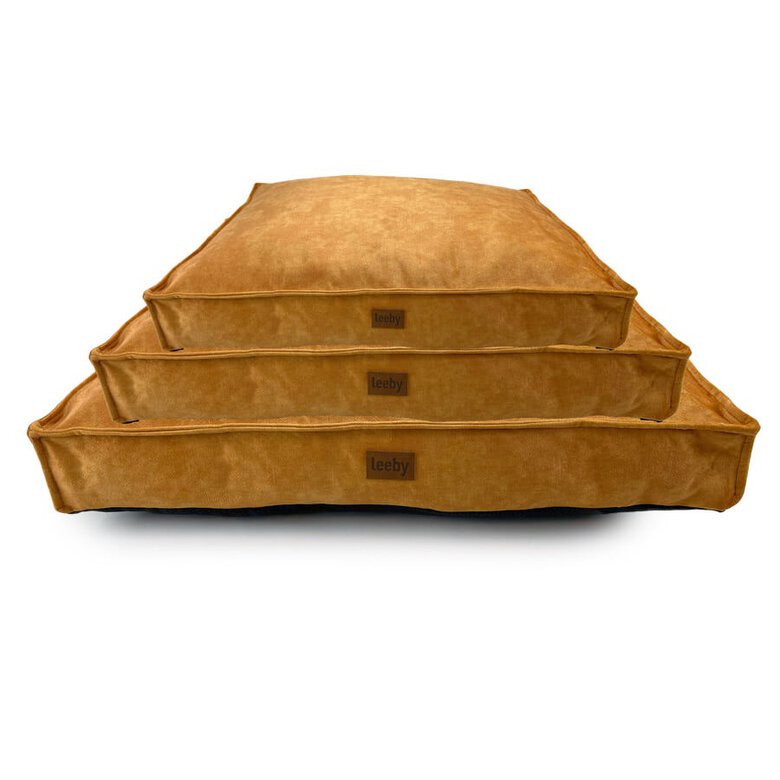 Leeby Colchão Impermeável com Capa Amovível Dourado para cães,  Imagem número 3 Leeby Colchão Impermeável com Capa Amovível Dourado para cães, , large Imagem número 3