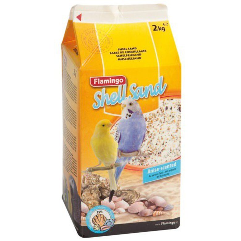Flamingo arena grit con conchas blancas Imagem número 1 Flamingo arena grit con conchas blancas Imagem número 1