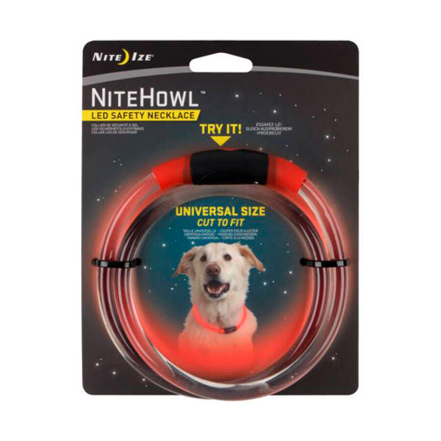 Nite Ize Nite Howl Coleira Led Vermelho para c&atilde;es, , large Imagem n&uacute;mero 1