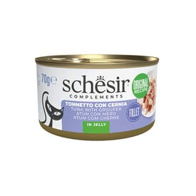 Schesir Atum com Denton em lata de gelatina para gatos