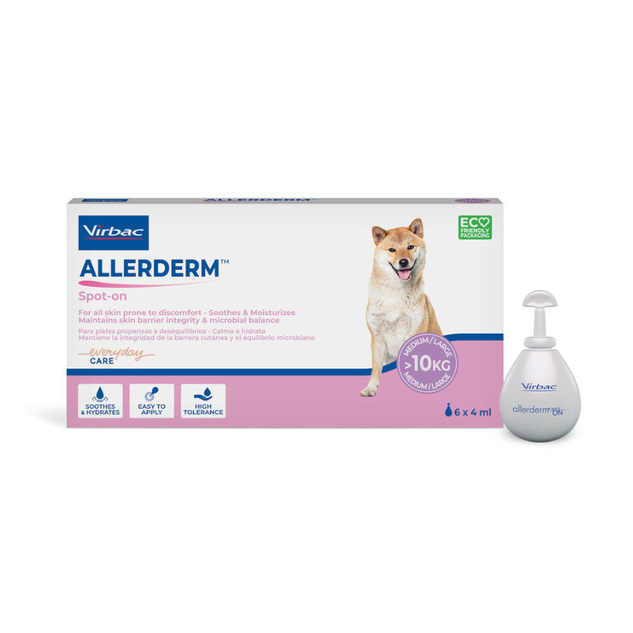 Virbac Allerderm Pipetas dermatol&oacute;gicas Allerderm Spot-On para c&atilde;es e gatos, , large Imagem n&uacute;mero 1