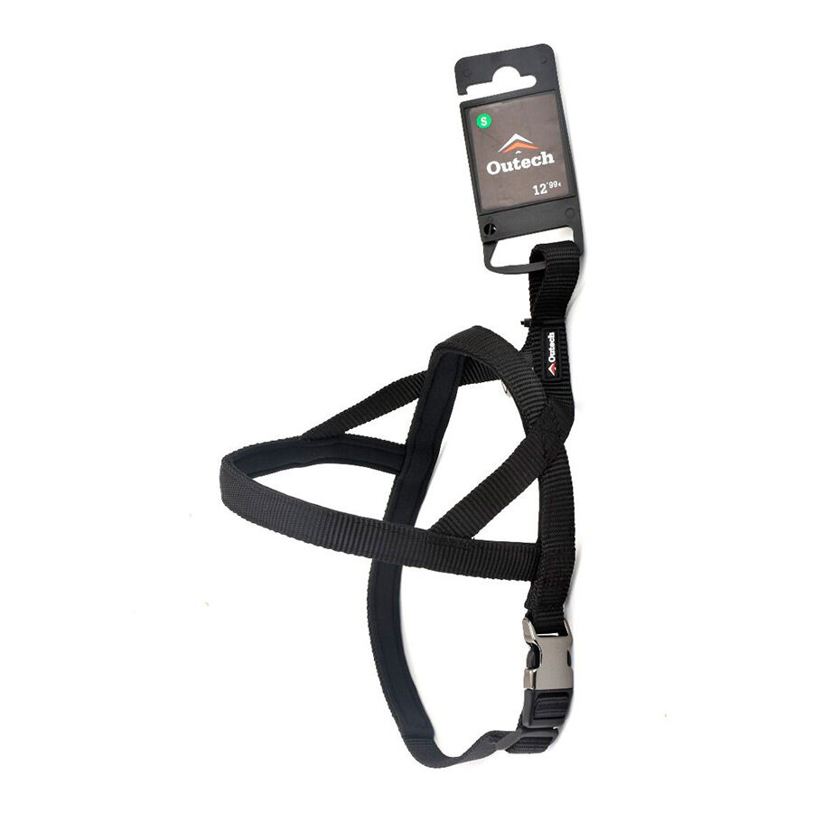 Outech Neo Peitoral Preto para c&atilde;es , , large Imagem n&uacute;mero 1