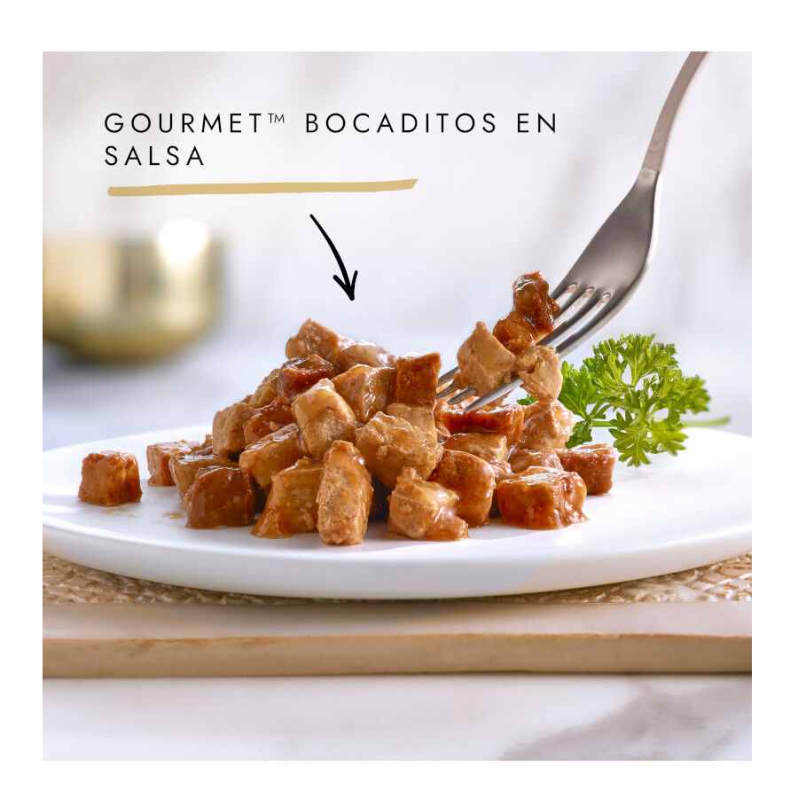 96 latas x 85 g Gourmet Gold Biscoitos em molho latas para gatos, , large Imagem n&uacute;mero 2