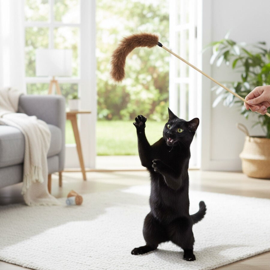 Wonder Christmas Brinquedo com Vara de Natal para Gatos, , large Imagem n&uacute;mero 3