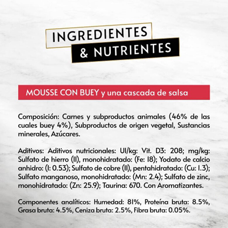4 terrinas x 57 g Gourmet Revelations Mousse de boi,  Imagem número 6 4 terrinas x 57 g Gourmet Revelations Mousse de boi, , large Imagem número 6