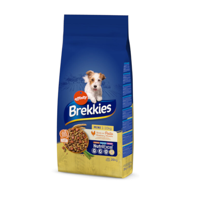 3 kg Affinity Brekkies Mini Frango ração para cães,  Imagem número 1 3 kg Affinity Brekkies Mini Frango ração para cães, , large Imagem número 1