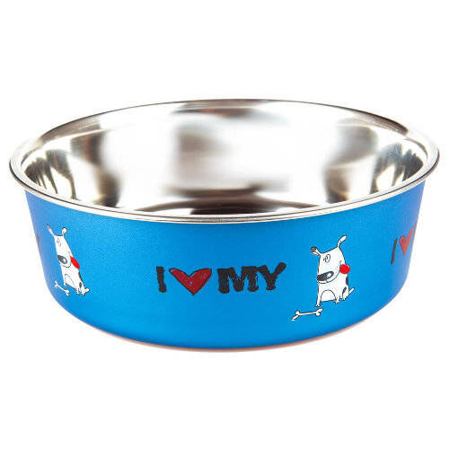 TK Pet I love my dog comedero para perro Imagem n&uacute;mero 1