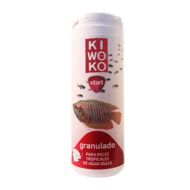 Kiwoko Start Comida granulada para peixes tropicais de água doce
