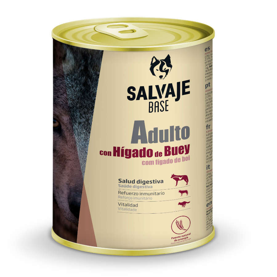 1.2 kg Salvaje Base Adulto Alimento h&uacute;mido de f&iacute;gado de boi para c&atilde;es, , large Imagem n&uacute;mero 1