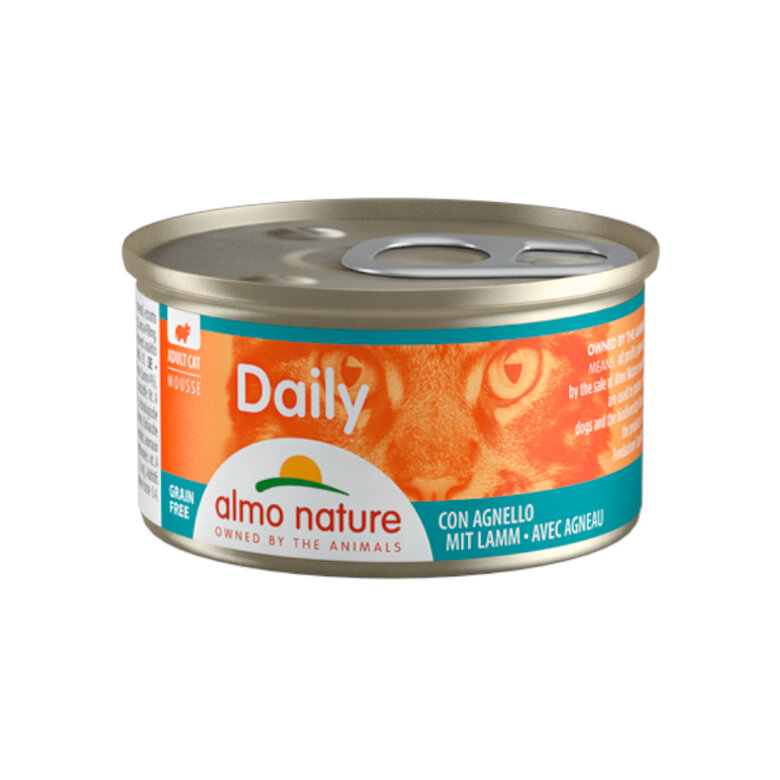 Almo Nature Adult Daily Mousse de Cordeiro lata para gatos, , large image number null