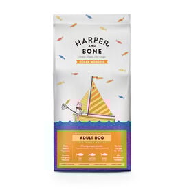 Harper & Bone Flavours Ocean Wonders Ra&ccedil;&atilde;o de peixe Adult para c&atilde;es