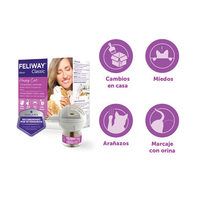 Feliway Classic Difusor e Recarga calmante para Gatos