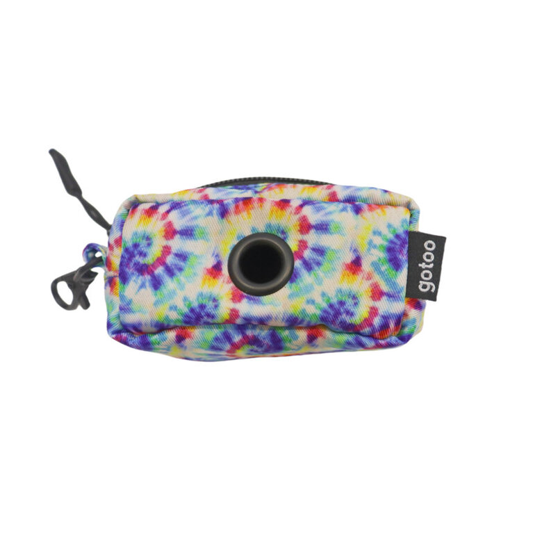 Gotoo Porta-sacos de tela tie-dye azul para cães,  Imagem número 1 Gotoo Porta-sacos de tela tie-dye azul para cães, , large Imagem número 1