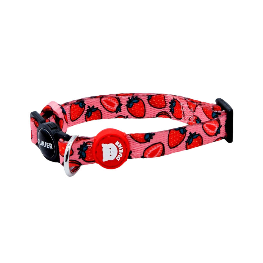 Dukier Coleira Estampada Berry Love para gatos, , large Imagem n&uacute;mero 1