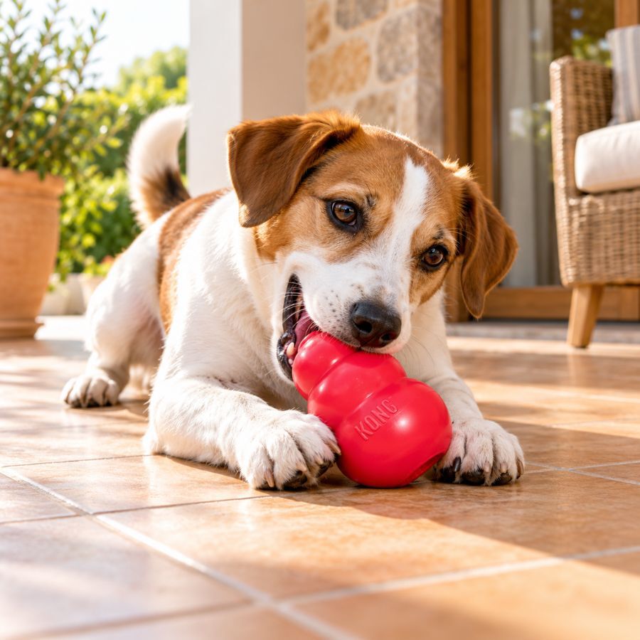 Kong Classic Porta-Snacks Vermelho para c&atilde;es, , large Imagem n&uacute;mero 1