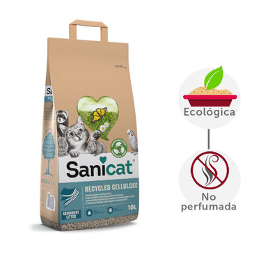 Sanicat Recycled Cellulose Leito Natural para gatos