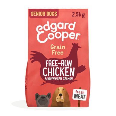 Edgard & Cooper Senior Salmão da Noruega e Frango ração para cães