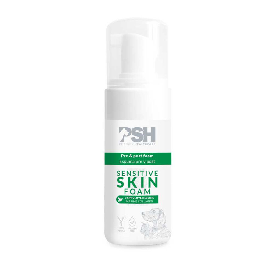 PSH Sensitive Skin Foam para c&atilde;es e gatos, , large Imagem n&uacute;mero 1