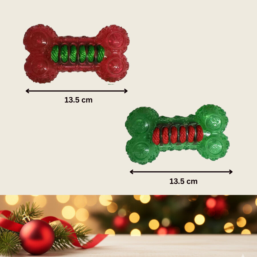 Wonder Christmas Brinquedo Ossos de Natal para C&atilde;es, , large Imagem n&uacute;mero 4