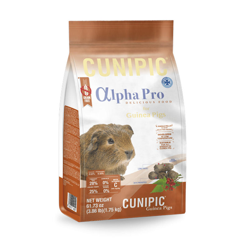 Cunipic Alpha Pro Grain Free ração para porquinhos-da-índia, , large image number null