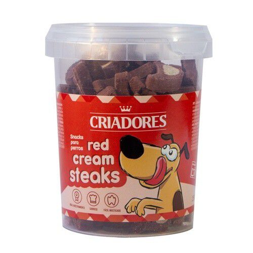 Criadores Red Cream Steaks para perros Imagem n&uacute;mero 1