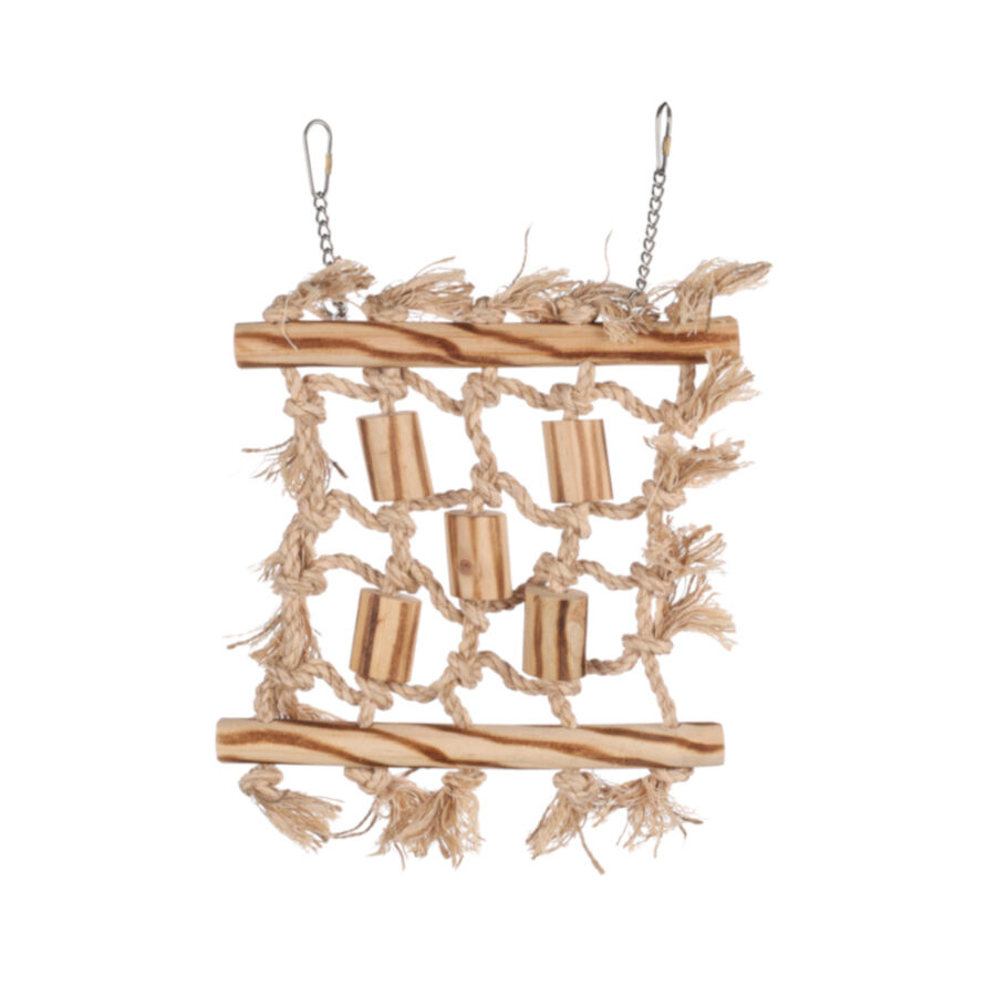 Flamingo Rope Net Toy para periquitos, , large Imagem n&uacute;mero 1