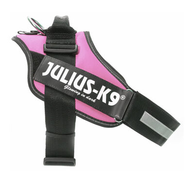 Julius-K9 IDC Peitoral Ergonómico Rosa para cães