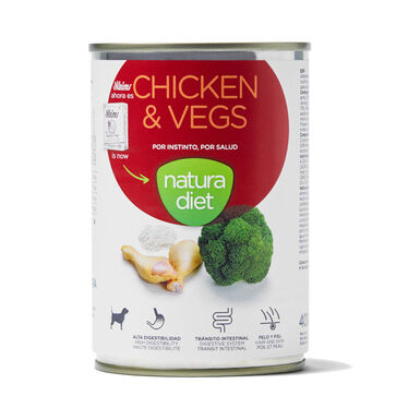 Natura Diet Frango e Legumes latas para cães