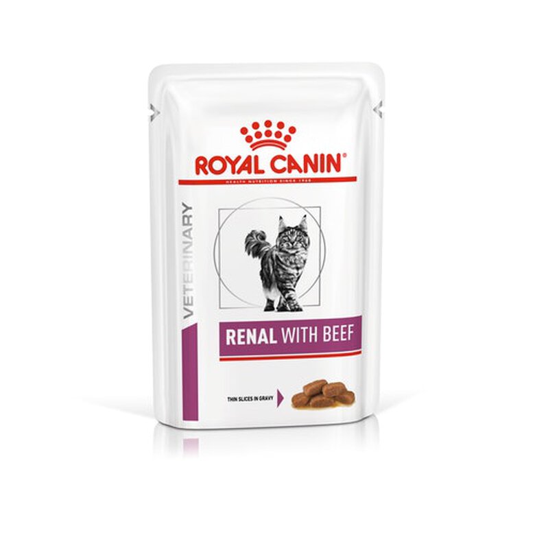 12 saquetas x 85 g Royal Canin Renal Vaca saquetas para gatos,  Imagem número 1 12 saquetas x 85 g Royal Canin Renal Vaca saquetas para gatos, , large Imagem número 1