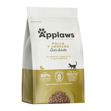 Applaws Adult ração com frango e cordeiro para gatos