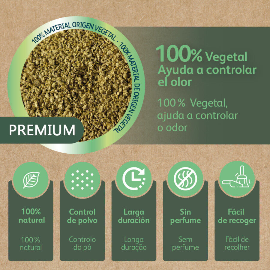 Nova Clean Pro Areia Vegetal para gatos, , large Imagem n&uacute;mero 3