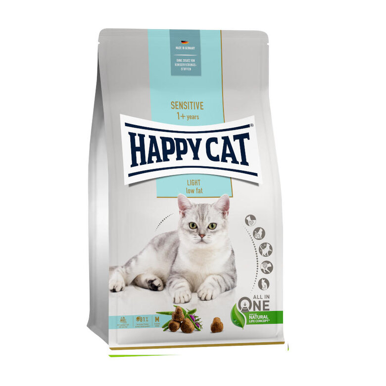 4 kg Happy Cat Sensitive Adult Light ração para gatos,  Imagem número 1 4 kg Happy Cat Sensitive Adult Light ração para gatos, , large Imagem número 1