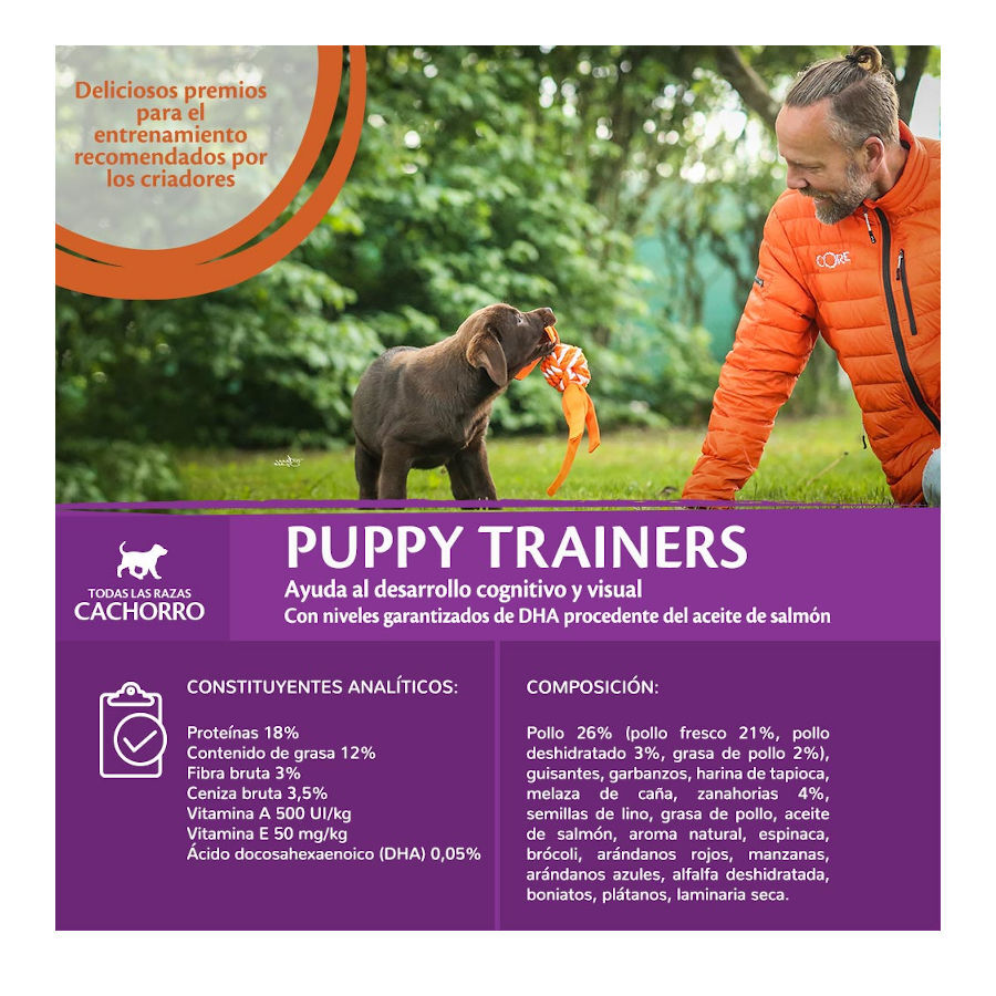 170 g Wellness Core Biscoitos Puppy Trainers Frango para c&atilde;es, , large Imagem n&uacute;mero 4