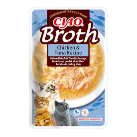 Ciao Broth Multipack Sopa de Frango, Salm&atilde;o e Atum para gatos