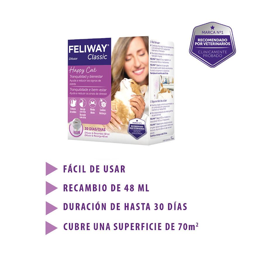 Feliway Classic Difusor e Recarga calmante para Gatos, , large Imagem n&uacute;mero 3