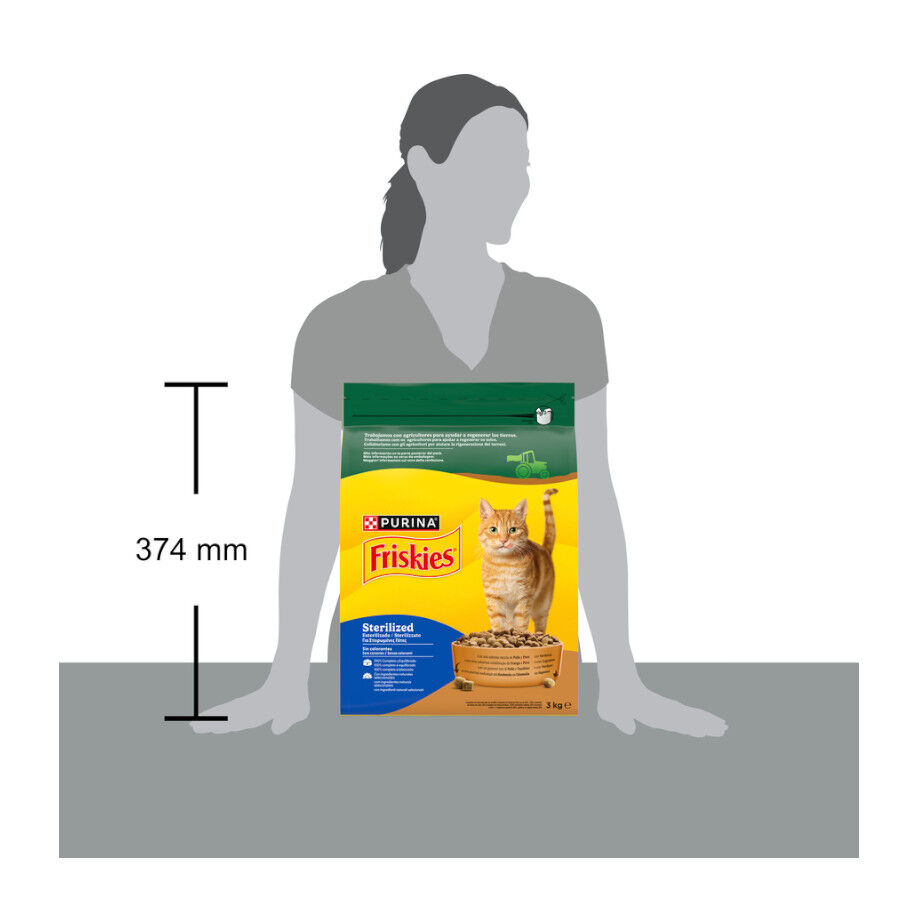 3 kg Friskies peru e legumes para Gatos Esterilizados, , large Imagem n&uacute;mero 7