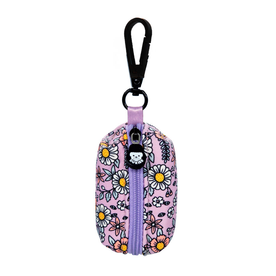 Dukier Flower Power Porta-sacos com mosquet&atilde;o para c&atilde;es, , large Imagem n&uacute;mero 1