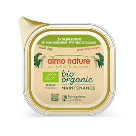Almo Nature Bio Organic Maintenance Ração para cães sem grãos com frango e vegetais