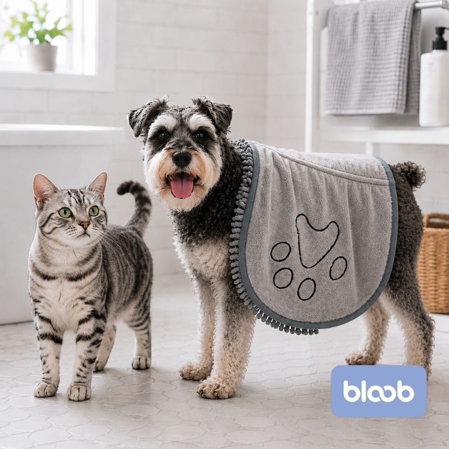 Bloob Toalha de secagem para c&atilde;es e gatos, , large Imagem n&uacute;mero 2