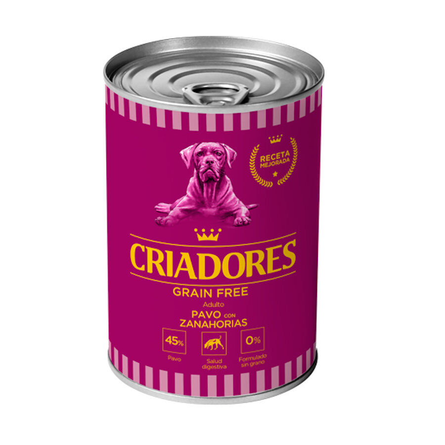 400 g Criadores Adulto Grain Free peru com cenouras lata c&atilde;es, , large Imagem n&uacute;mero 1