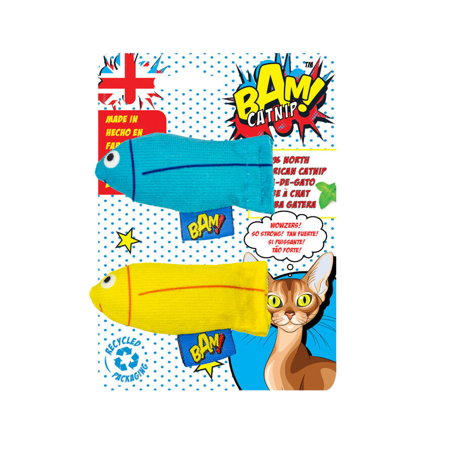 BAM! Peluche Peixe com catnip para gatos, , large Imagem n&uacute;mero 5