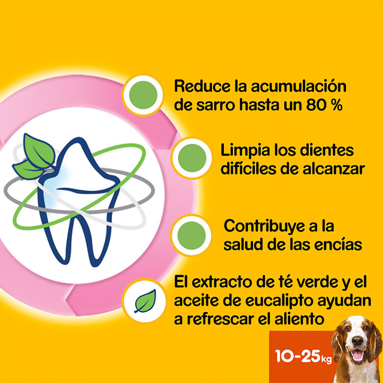7 sticks Pedigree Dentastix Fresh Snacks Dentários para Cães Médios,  Imagem número 4 7 sticks Pedigree Dentastix Fresh Snacks Dentários para Cães Médios, , large Imagem número 4