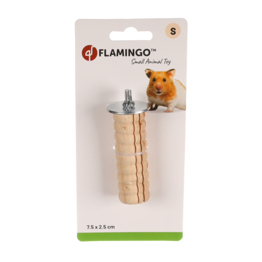 7.5 cm Flamingo Majs Madera para roer  para roedores, , large Imagem n&uacute;mero 2