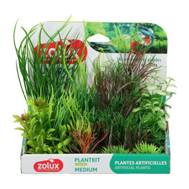 Zolux Plankit 6 Plantas artificiais m&eacute;dias para aqu&aacute;rios de peixes