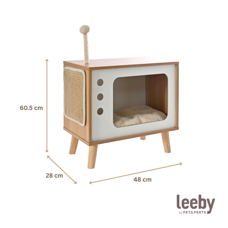 Leeby Thierre TV cama nido arranhador para gatos, , large Imagem n&uacute;mero 5